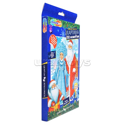 Холст для росписи 28,5х20см. "Новый год"