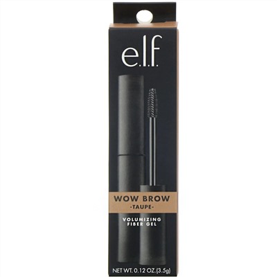 E.L.F., Wow Brow Gel, гель для бровей, серо-коричневый, 3,5 г (0,12 унции)