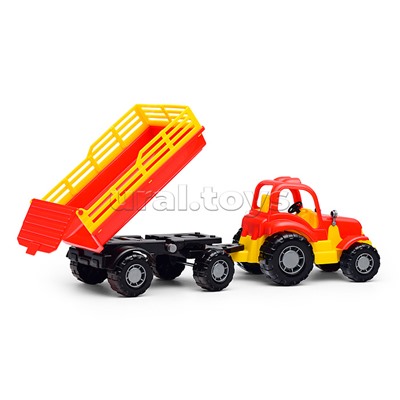 Трактор с прицепом №2 "Крепыш"