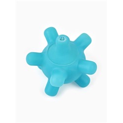 Игрушка пищащая «Мячик шипы», 5 см, голубая