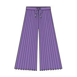 Брюки трикотажные для девочек (кюлоты)