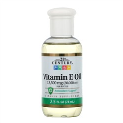 21st Century, Vitamin E Oil, 13,500 mg (30,000 IU), 2.5 fl oz (74 ml)
