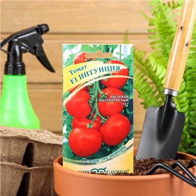 Семена Томат "Интуиция" F1, среднеспелый, индетерминантный,высокорослый,12 шт.