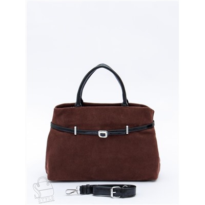 Сумка женская кожаная 91156MSS coffee Velina Fabbiano-Safenta