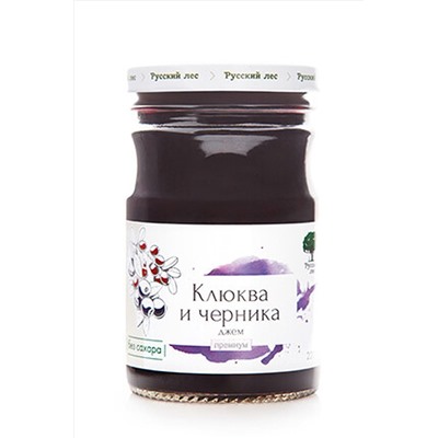 Джем Клюква-Черника (премиум) 220г ЭКОПРОДУКТЫ, 1193751