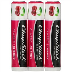 Chapstick, Защитный бальзам для губ, «Классическая вишня», 4 г каждый