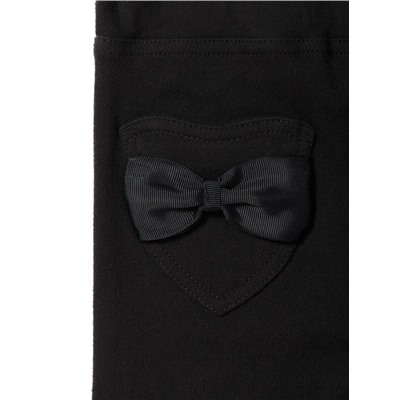 Леггинсы для девочек CONTE Экстрамягкие джеггинсы с термоэффектом BABY BOW, 18С-578ДТСП nero BABY BO