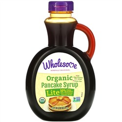 Wholesome, Organic Pancake Syrup, Lite, 20 fl oz (591 ml)