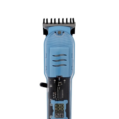 Машинка для стрижки LTRI-14, 4 насадки, 1,5/2/3/4 мм, USB, голубая