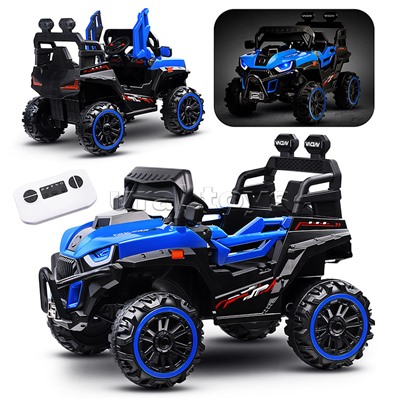 Электромобиль "Багги" с р/у управлением, четырехколесный (синий)