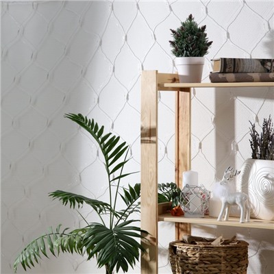 УЦЕНКА Гирлянда «Сеть» 1.6×1.6 м, IP20, прозрачная нить, 144 LED, свечение мульти, 8 режимов, 220 В