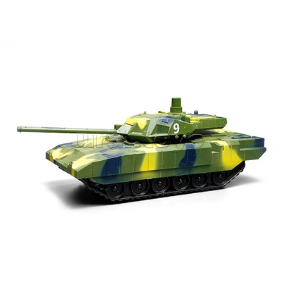 Машина "Военный автовоз" с танком  р/у 27 MHz, в коробке