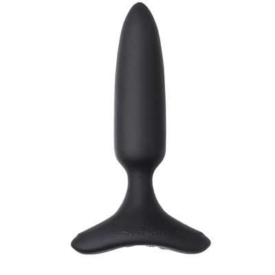 Черная анальная вибропробка HUSH 2 Size S - 12,1 см.