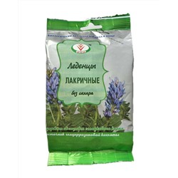 Леденцы лакричные без сахара 50 гр.