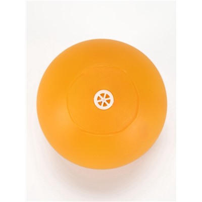 Игрушка для собак «Мяч монстр», 7 см, пищащая, винил, жёлтая