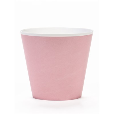 Кашпо для цветов «Цвет», 800 мл, d=12 см, h=11 см, пластиковое