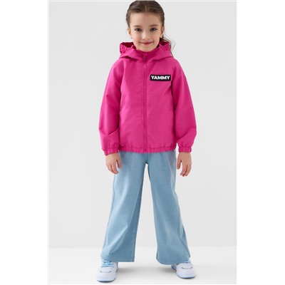 Куртка текстильная с полиуретановым покрытием для девочек (ветровка) PLAYTODAY, 1240299