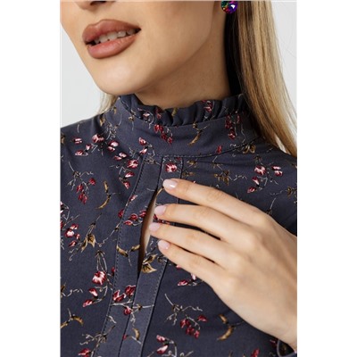 Блузка женская  3071/09/Антрацитовый