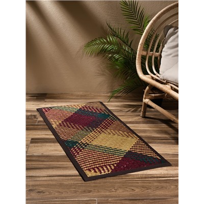 Коврик плетёный из листьев пандануса, 100×45×0.7 см