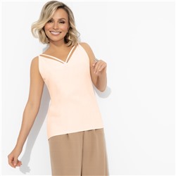 Топ с акцентным вырезом, Создана для поцелуев (nude)