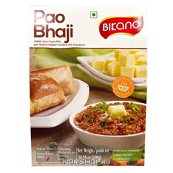 Готовое индийское блюдо Пряные овощи с картофельным пюре и томатами Pao Phaji Bikano, Индия, 300 г Акция