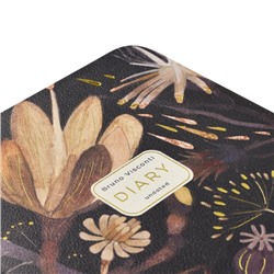 Ежедневник недатированный А5+ 240 стр. "Ночные цветы" 3-744/04 Bruno Visconti