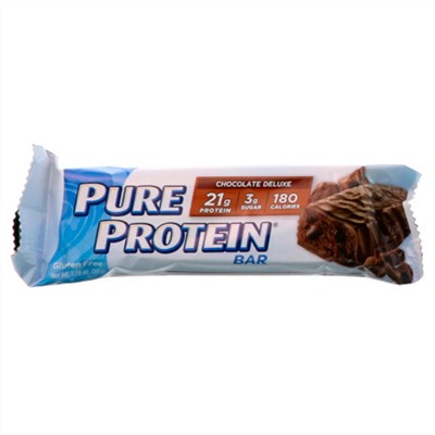Pure Protein, Батончики Chocolate Deluxe, 6 батончиков по 50 г (1.76 унции)