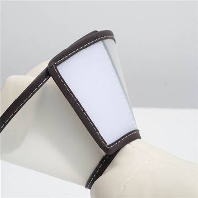 Ветеринарный воротник «Пижон» №5, обхват шеи 29.5 см, высота 15 см