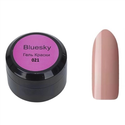 Bluesky Гель-краска для ногтей с липким слоем / Classic 021, бледно-пурпурный, 8 мл 11265