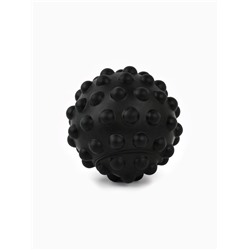 Игрушка пищащая «Мячик» для собак, 6.5 см, черная