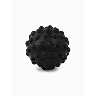 Игрушка пищащая «Мячик» для собак, 6.5 см, черная