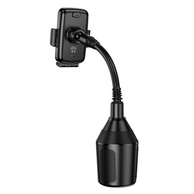 Держатель автомобильный Hoco зажим H63 в подстаканник (black)