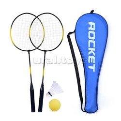 Набор Бадминтон (2 ракетки, волан,мячик) в сетке