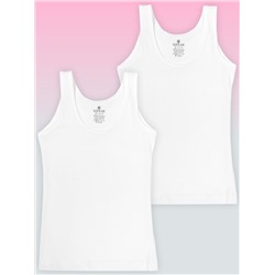 4202-01 Майка для девочек белая (BAYKAR)