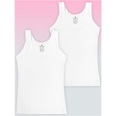 4202-01 Майка для девочек белая (BAYKAR)