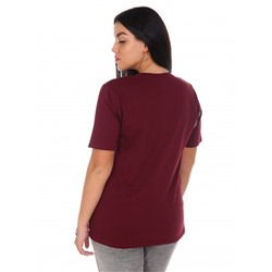 Футболка Лирика (Бордо)