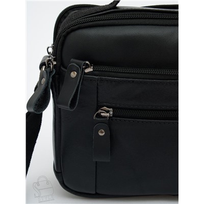 Сумка мужская кожаная 9073AM black Allan Marco