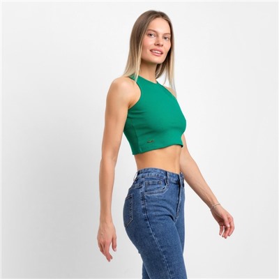 Топ женский Little Secret, цвет тёмно-зелёный, размер 44 (M)