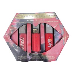 Набор блесков для губ Fenty Beauty Glossy Posse VII 3 в 1