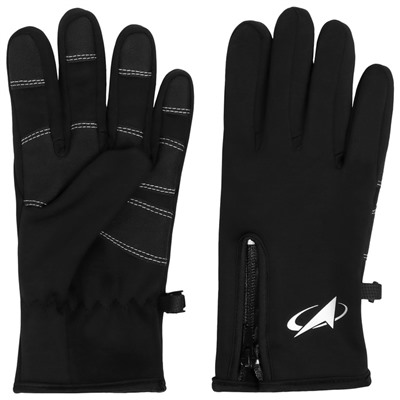 Перчатки РОСКОСМОС х ONLYTOP, р. S-M, чёрные