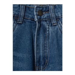 Брюки текстильные джинсовые для девочек PLAYTODAY, 1240040