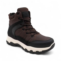 Кроссовки зимние на меху 1901-29 коричневые