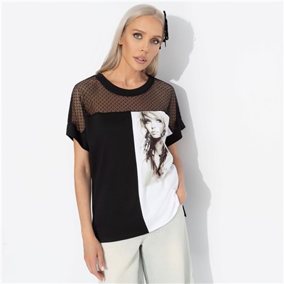 Футболка комбинированная, Ты в деле (girl)