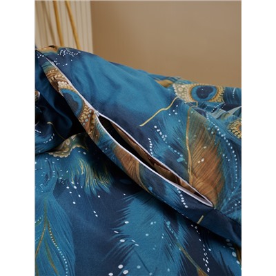 Комплект наволочек бязь люкс - Перо павлина