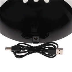 Лампа для маникюра Luazon LUF-18, UV/LED, 8 диодов, 24 Вт, таймер, USB, белая