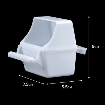 Кормушка для птиц внутренняя, 7.5×5.5×9 см