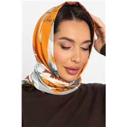 Косынка с подворотом (оранжевая пастель) КП26-23М