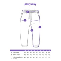 Брюки трикотажные утепленные флисом для мальчиков