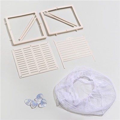 Отсадник малый, 14.5×16×15 см, с перегородкой и пластиковым дном