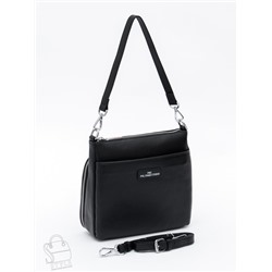 Сумка женская кожаная 2378Y black Polina&Eiterou